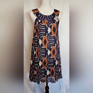 *EUC* Coco and Chase Multicolor Geometric Dress